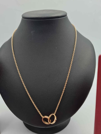 18CT Yellow Gold Cartier Baby Love Necklace B7212400 - 18