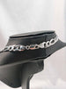 925 Sterling Silver 3-In-1 Figaro Chain - 24" Long - 34.80 Grams **BRAND NEW**