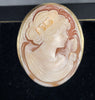 9ct Yellow Gold Mounted Cameo Pendent And Brooch - 4G - Hallmarked