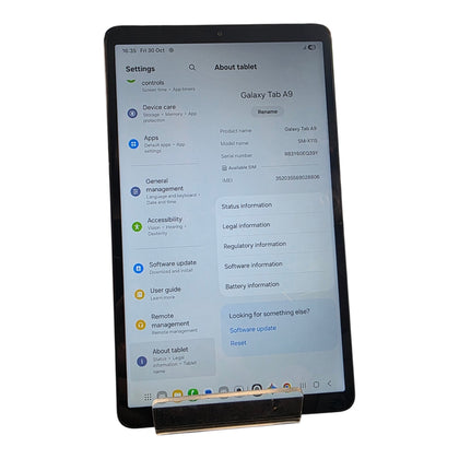 Samsung Tablet A9 - WiFi & Cellular - Unlocked