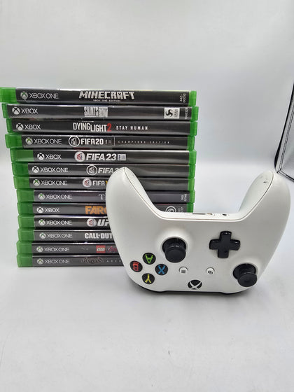 Xbox one bundle with 13 games and pad