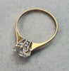 9ct Gold Ring with CZ Size N