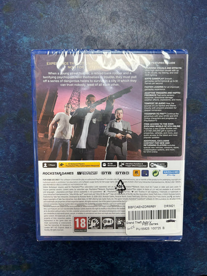 Grand Theft Auto V - Sealed - PS5