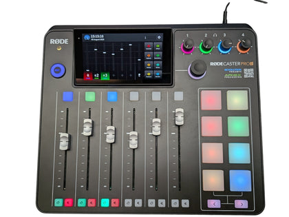 RodeCaster Pro II All in One Studio Pod Casting