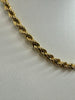 9CT GOLD ROPE NECKLACE 15"