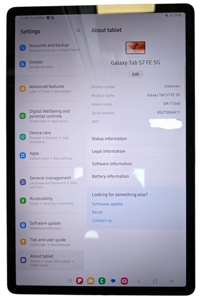 Samsung Galaxy Tab S7 FE 5G