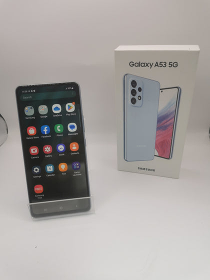 Samsung Galaxy A53 5g  128gb+6gb  Unlocked Smartphone-HEAVY SCREEN BURN ON WHITE SCREEN