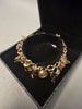 9ct Gold Bracelet 375 30.5G 10'' in Length with 21 Charms