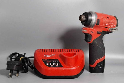 Milwaukee M12FID2-0 12V Fuel Impact Driver With Battery and Charger