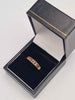 Vintage 9ct Yellow Gold Garnet Channel-Set Half Eternity Ring - Size O - 1.96 Grams