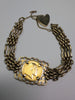 1906 HALF SOVEREIGN  4 BAR BRACELET