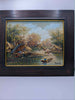 Vintage 20th Century Oil Painting By Prasarn