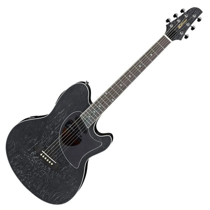 Ibanez Talman TCM50-GBO Galaxy Black Open Pore Acoustic Guitar - 