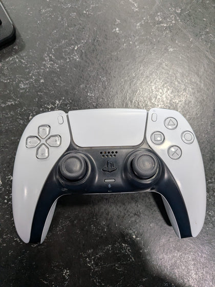 !!!FAULTY!!! PS5 Controller White Damaged Drift For Parts Only