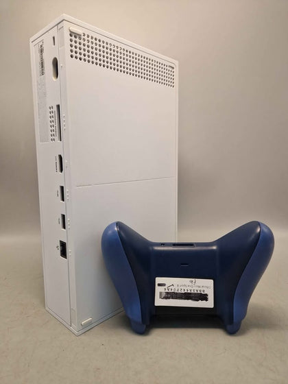 Xbox Series S Console, 512GB, White, unboxed with blue pad