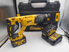 DEWALT DCH033N-XJ 18V XR Brushless SDS+ Hammer Drill – 2x 4Ah Batteries & Charger