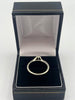 9CT WHITE GOLD RING 375 HALLMARKED, SIZE O, 3.0G