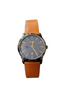 Sekonda Mens Watch with Blue Dial And Brown Leather Strap 1514