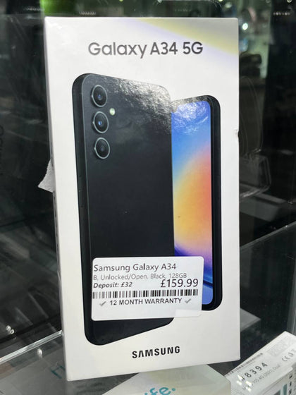 Samsung Galaxy A34 5G Dual Sim (6GB+128GB) Awesome Graphite, Unlocked