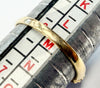 9ct yellow gold 7 stone eternity ring size L 1/2