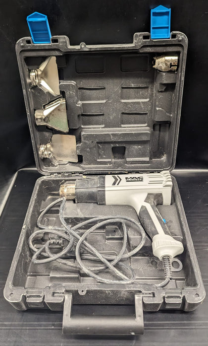 Mac Allister Heat Gun 2000W with Accessories And Case Diy Projects New