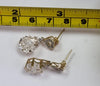 9ct Gold CZ Earrings