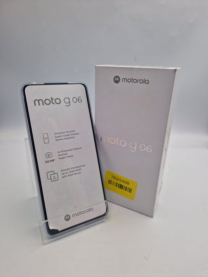 **NEW** Motorola Moto G06 64GB blue smartphone unlocked BOXED