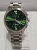 Emporio Armani Mens Claudio Green Dial Chronograph Watch AR11480