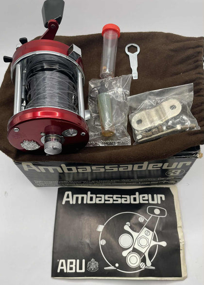 Abu Ambassadeur 7000 Fishing Reel Red W