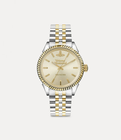 Vivienne Westwood Mens Silver/Gold Seymour Homme Bracelet Watch