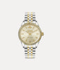 Vivienne Westwood Mens Silver/Gold Seymour Homme Bracelet Watch