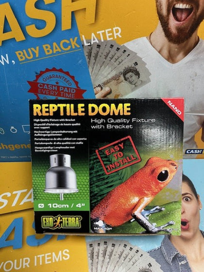 Exo Terra Reptile Dome Nano Fixture.