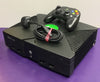 Microsoft XBOX Console **Black & Green** - inc. Official Wired Controller & All A/V / Power Cables Included