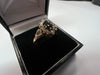 9CT GOLD CZ RING  SIZE M 2.8gr