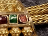 14ct Yellow Gold Ornate Necklace with 60mm 14ct & Gemstone Pendant