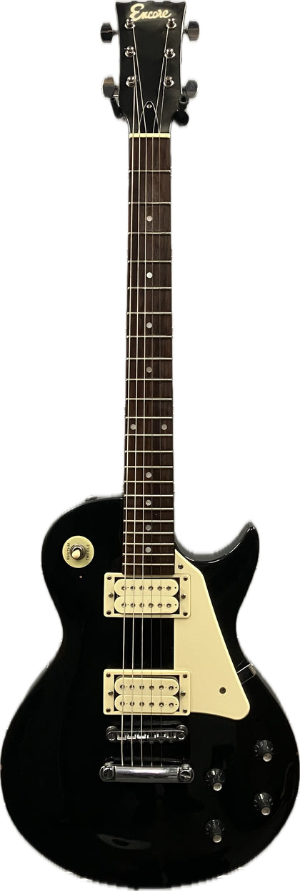** Collection Only ** Encore E99 Les Paul Style Electric Gloss Black Guitar