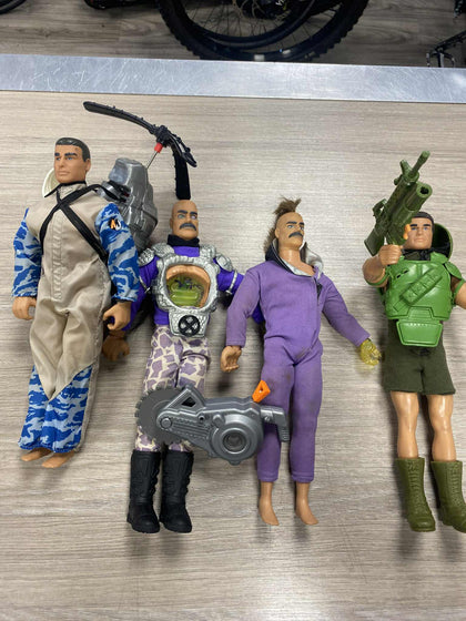 Set Of 4 Action Man Figures