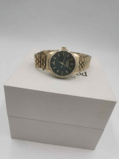 Vivienne Westwood VV327GRGD Ladies Watch Green Face/ Stainless Steel Gold Coloured Boxed