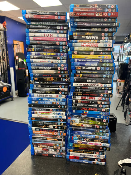 JOB LOT 85 X BLU RAY DVDS