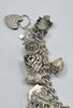 Vintage Silver Charm Bracelet Full