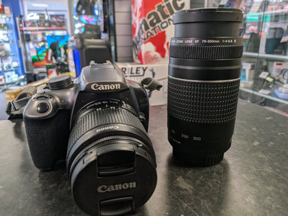 Canon Eos 1200d plus 18-55mm & 75-300mm Lens