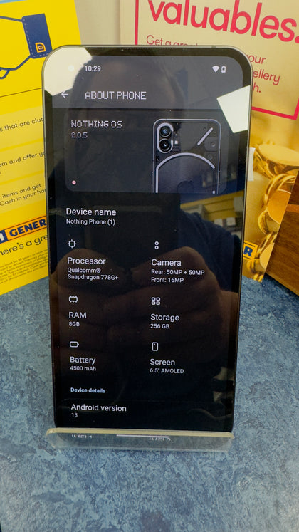 Nothing Phone (1) 256GB - Black - Unlocked - Dual-SIM