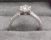 9ct Diamond Ring - Size J
