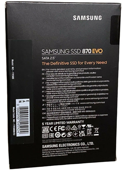 Samsung 870 Evo 500GB SSD