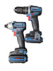 Erbauer 12V Combi Drill + Impact Driver Kit