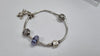 Silver Bracelet with 4 charms