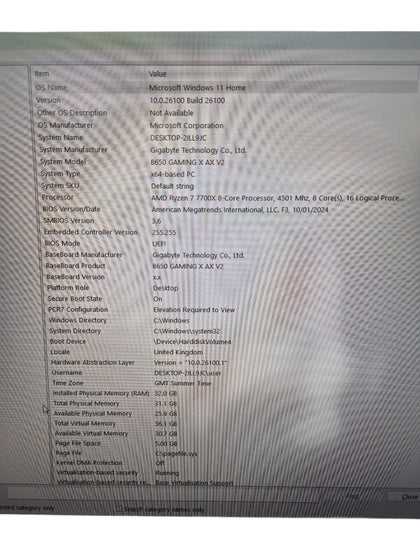 Custom Build Gaming PC - WIN 11 / AMD RYZEN 7 7700X / RTX 4060 / 32GB RAM / 2.5TB SSD