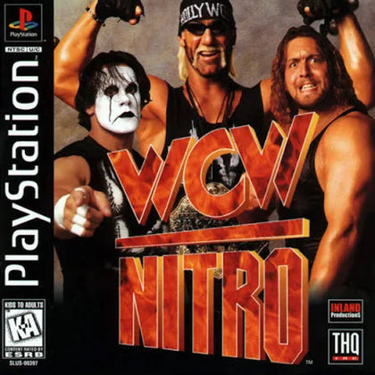 WCW Nitro PS1 With Manual