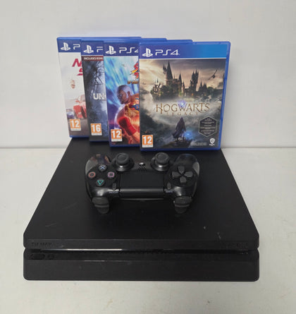 Playstation 4 Slim 500GB Console & 4 Games
