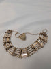 9ct Yellow Gold Gate Like Bracelet With Heart Clasp - 11.14 Grams - 8" Long